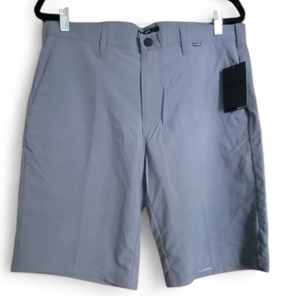 Gray Shorts Hurley Mens MWS0005240 Phantom Walking Workout Chino Shorts Co #4